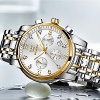 OLEVS 2858 Quartz Watch. Watch for Men/Men's Watch SKU : OLEVS 2858 WHITE
